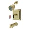 Kingston Brass KB4657CKL Single-Handle Tub and Shower Faucet, Brushed Brass KB4657CKL - alternate 1